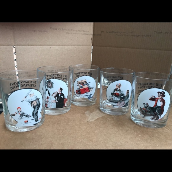 Norman Rockwell’s Saturday Evening Post Vintage Glassware Collection - Picture 2 of 13